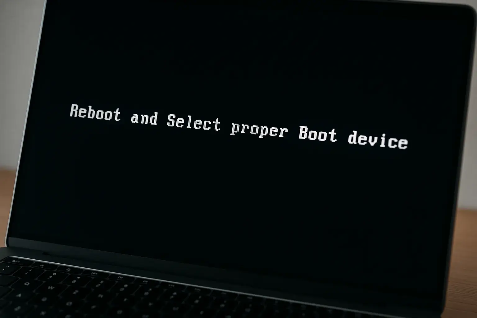 「Reboot and Select Proper Boot Device」エラーの原因と解決方法 | SFA JOURNAL