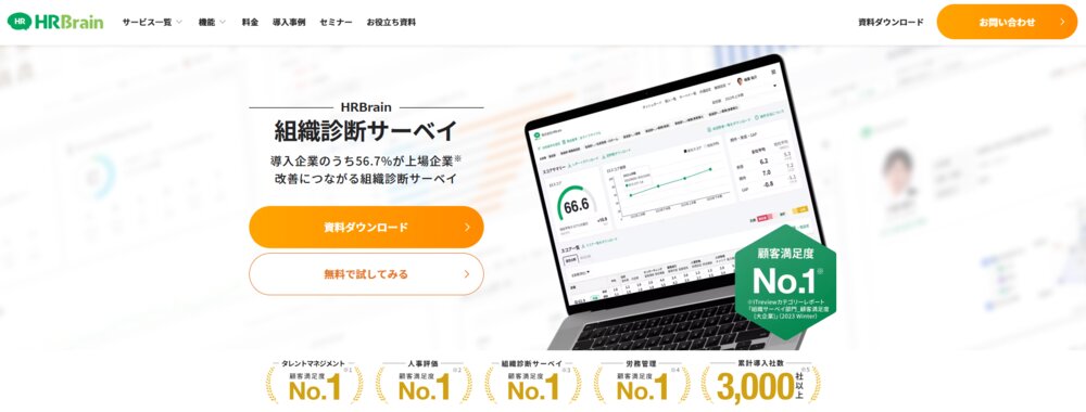 HRBrain 組織診断サーベイ