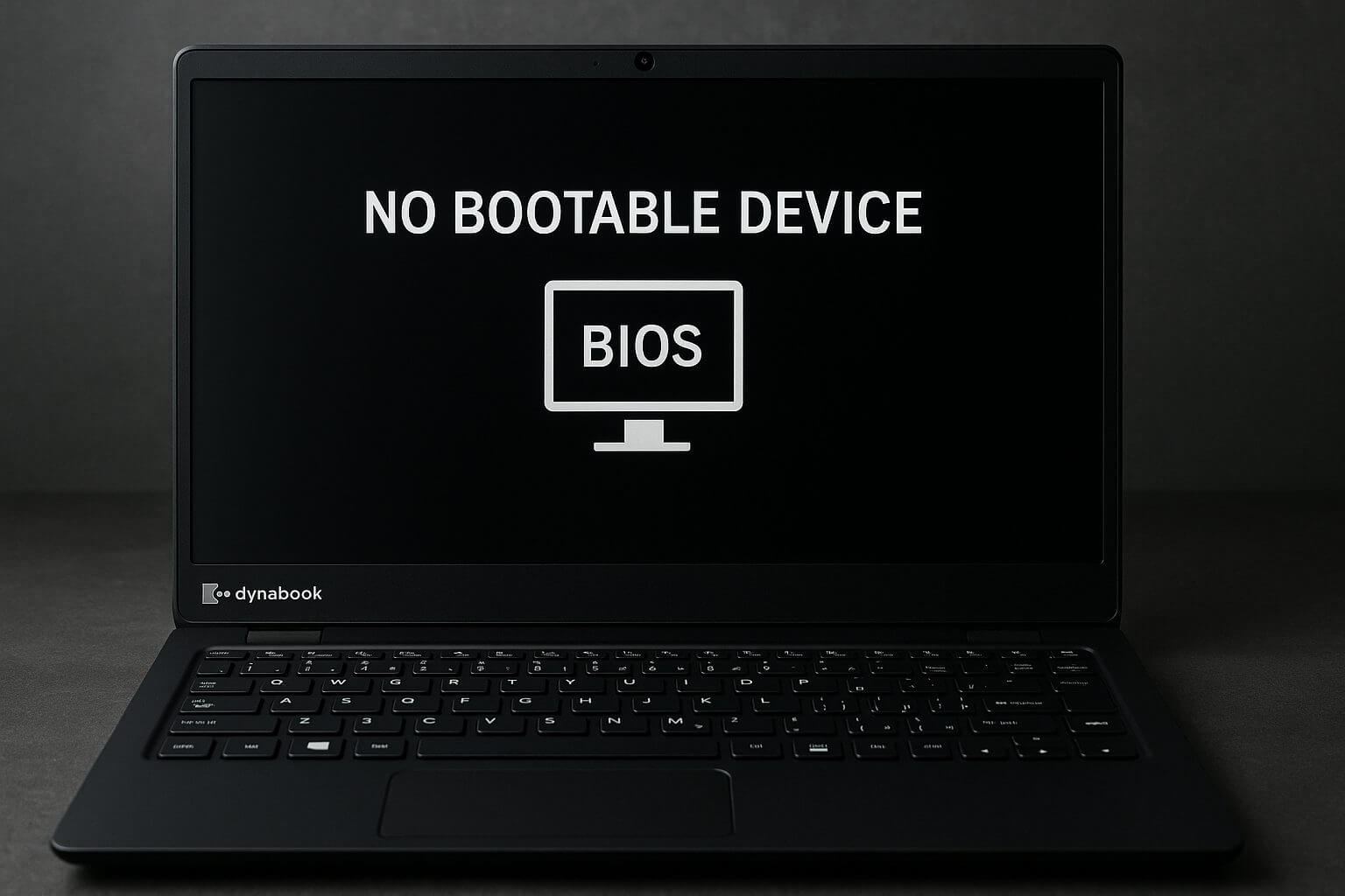 dynabook P1-B3UB-DB BIOS起動確認キーボード不良ジャンク品 BIOSの確認できなかった動作不良のジャンクノートPCを修理して